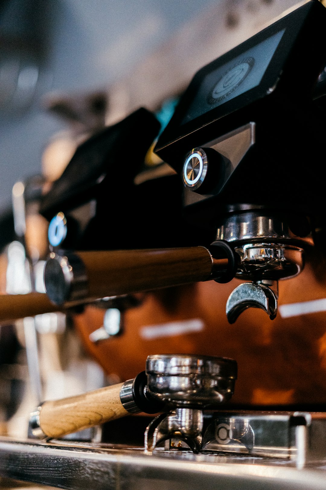 Staff member checking digital food temperature records